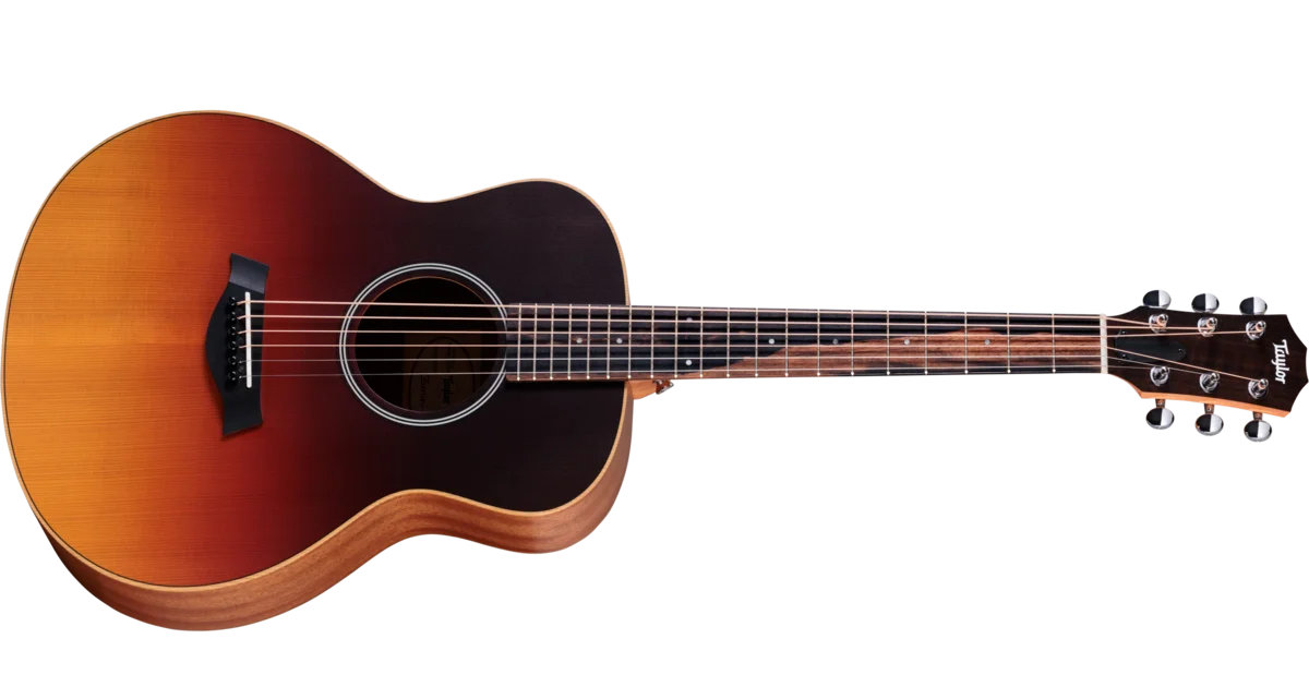 GS Mini-e スペシャルエディション、サンセットフェードLayered Sapele